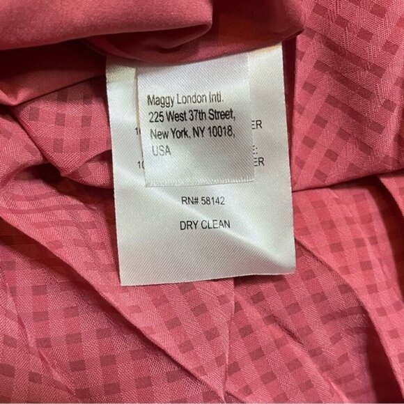 Gal Meets Glam Angelica Pleated Ruched Shoulder Dress Dried Rose Pink Size 10 - Picture 7 of 8